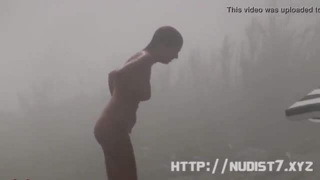 Slutty real nudist beach voyeur video