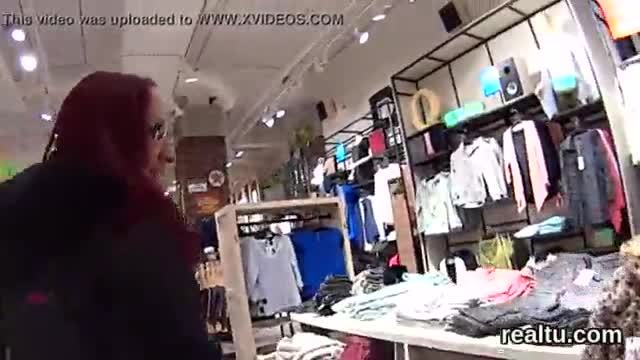 Adorable czech girl gets tempted in the mall and reamed in pov