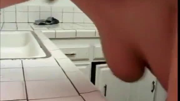 Father fucks his baby in the kitchen