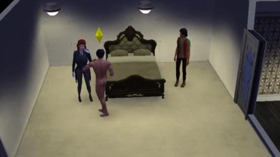 Valentino and his friend fuck the butler